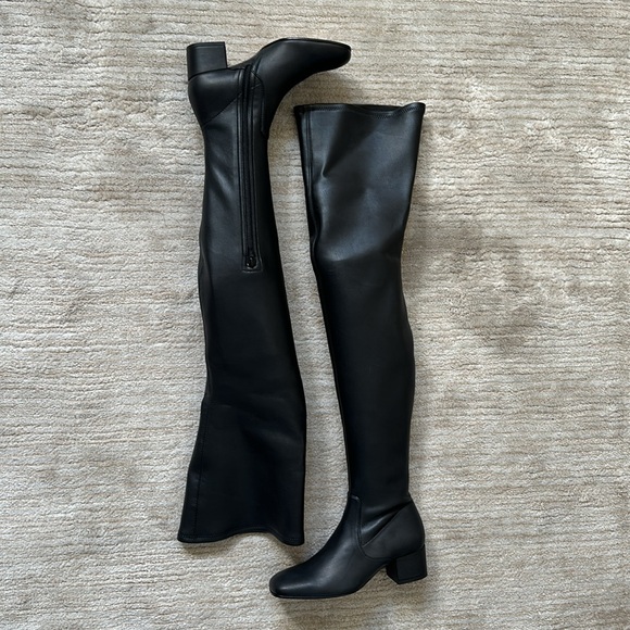 BNIB STAUD Aimee Over-The-Knee Boots in Black - Size 35 - Picture 4 of 9